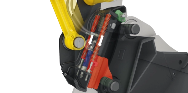 Blocco di sicurezza posteriore